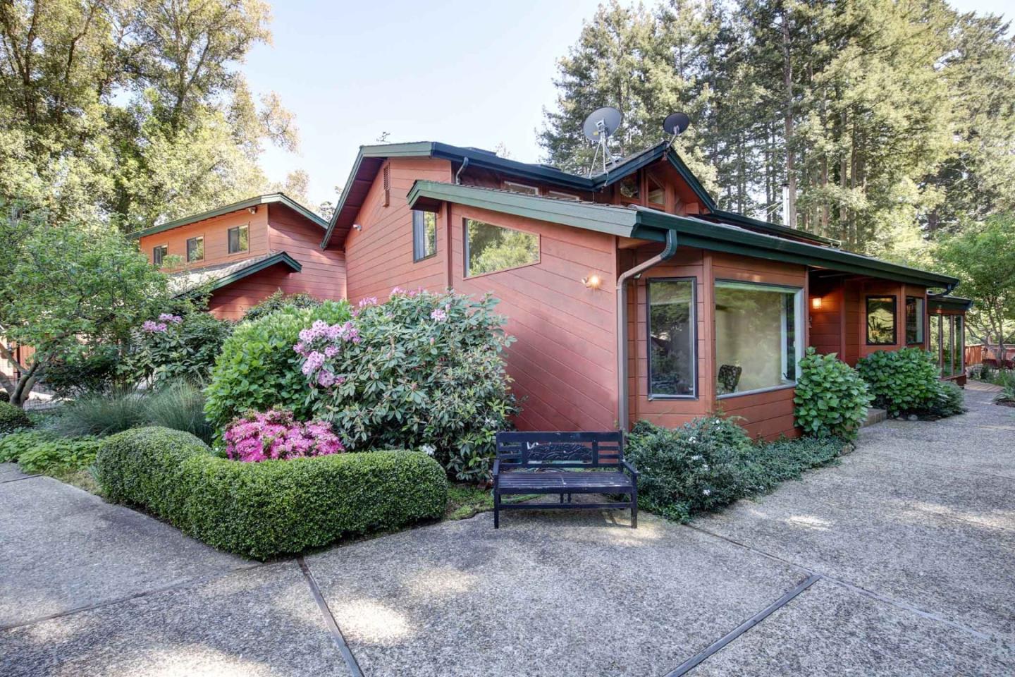 450 Bear Valley Road Aptos, CA 95003 - Photo 44 of 46 a front view of a house with garden