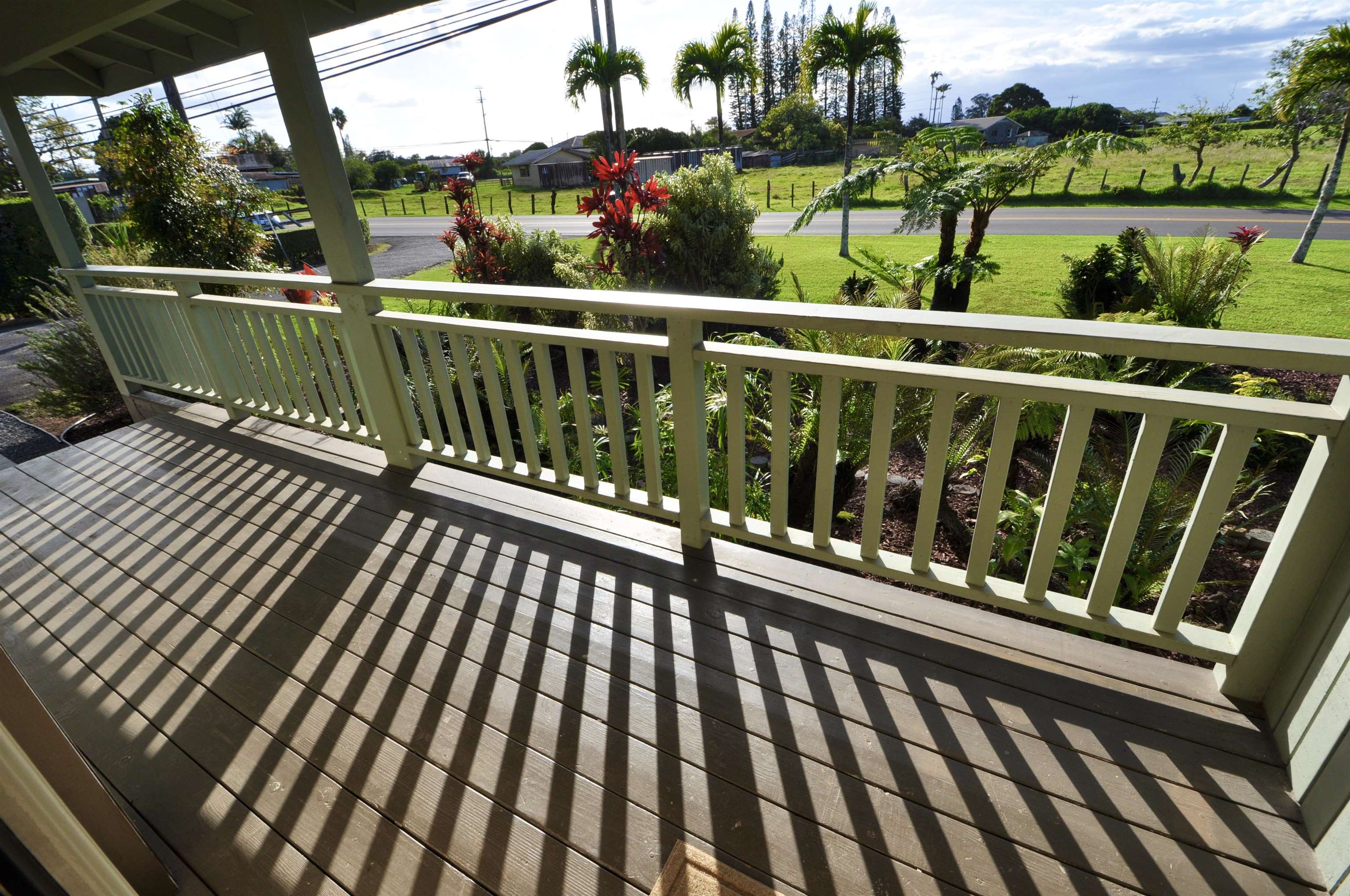 2835 Kaupakalua Road Haiku, HI 96708 - Photo 3 of 31 a view of balcony with wooden floor