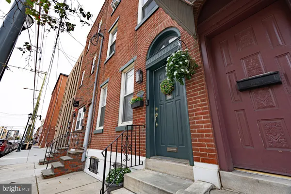 a view of front door of house