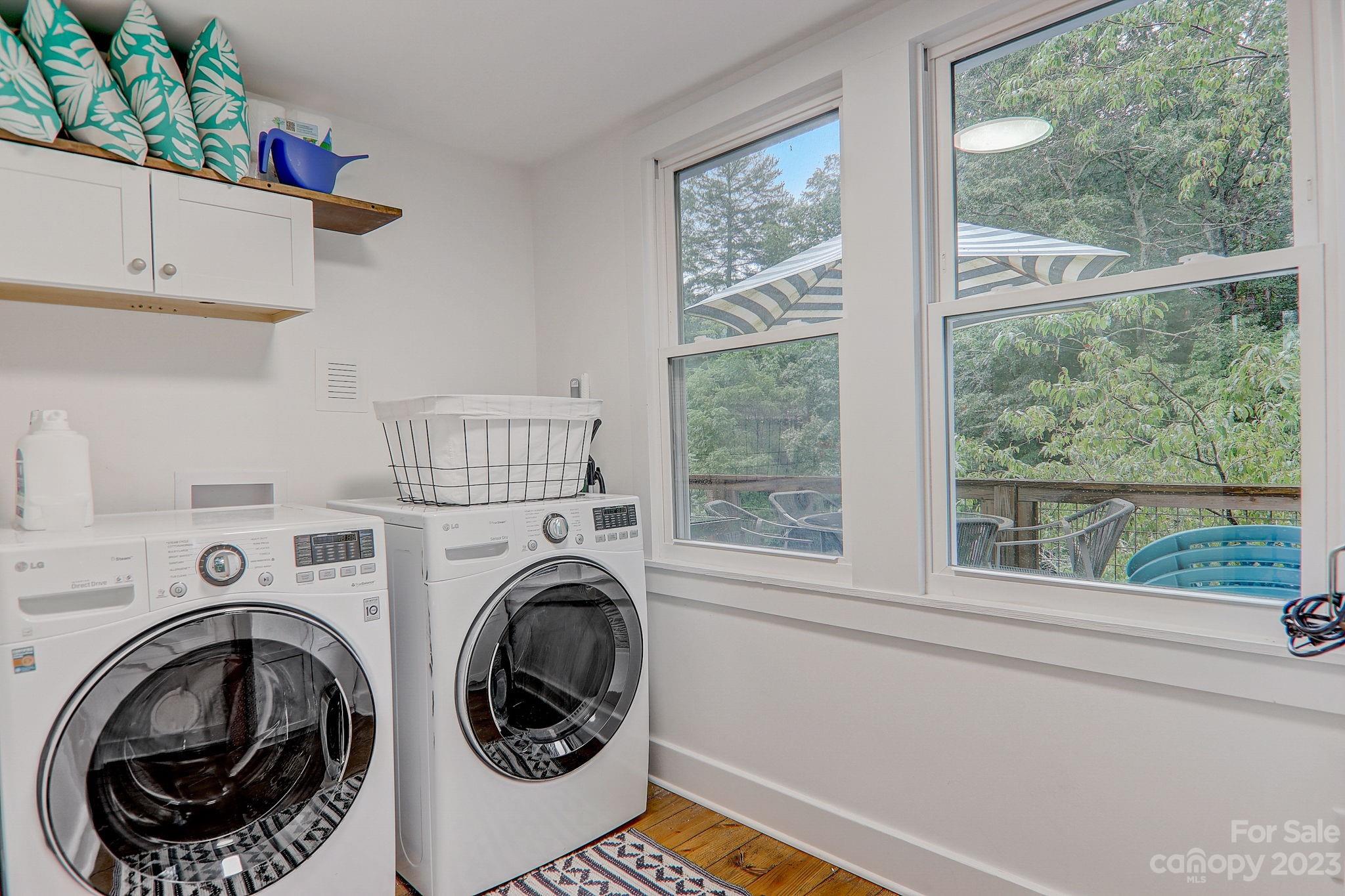 290 Upper Brush Creek Road Fletcher, NC 28732 - Photo 18 of 48 a view of entryway with washer and dryer