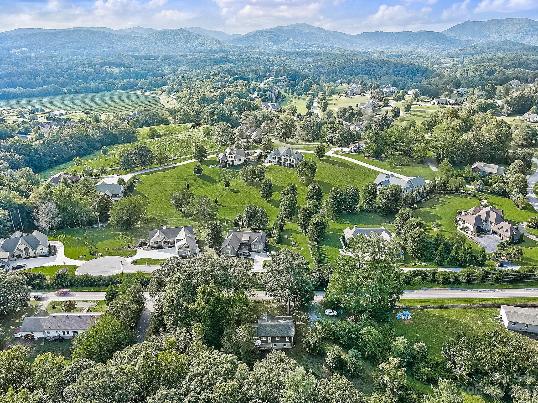 290 Upper Brush Creek Road Fletcher, NC 28732 - Photo 37 of 48 an aerial view of residential house with outdoor space