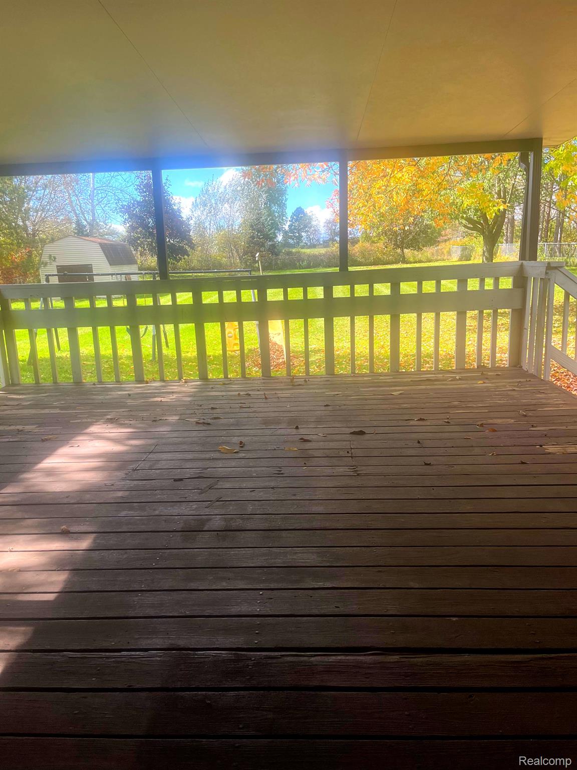 12504 Linden Road Linden, MI 48451 - Photo 24 of 26 Covered Deck