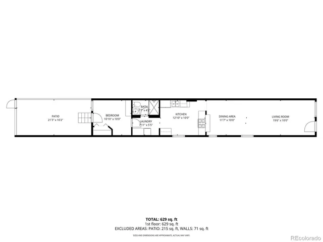 a picture of a room with a bench