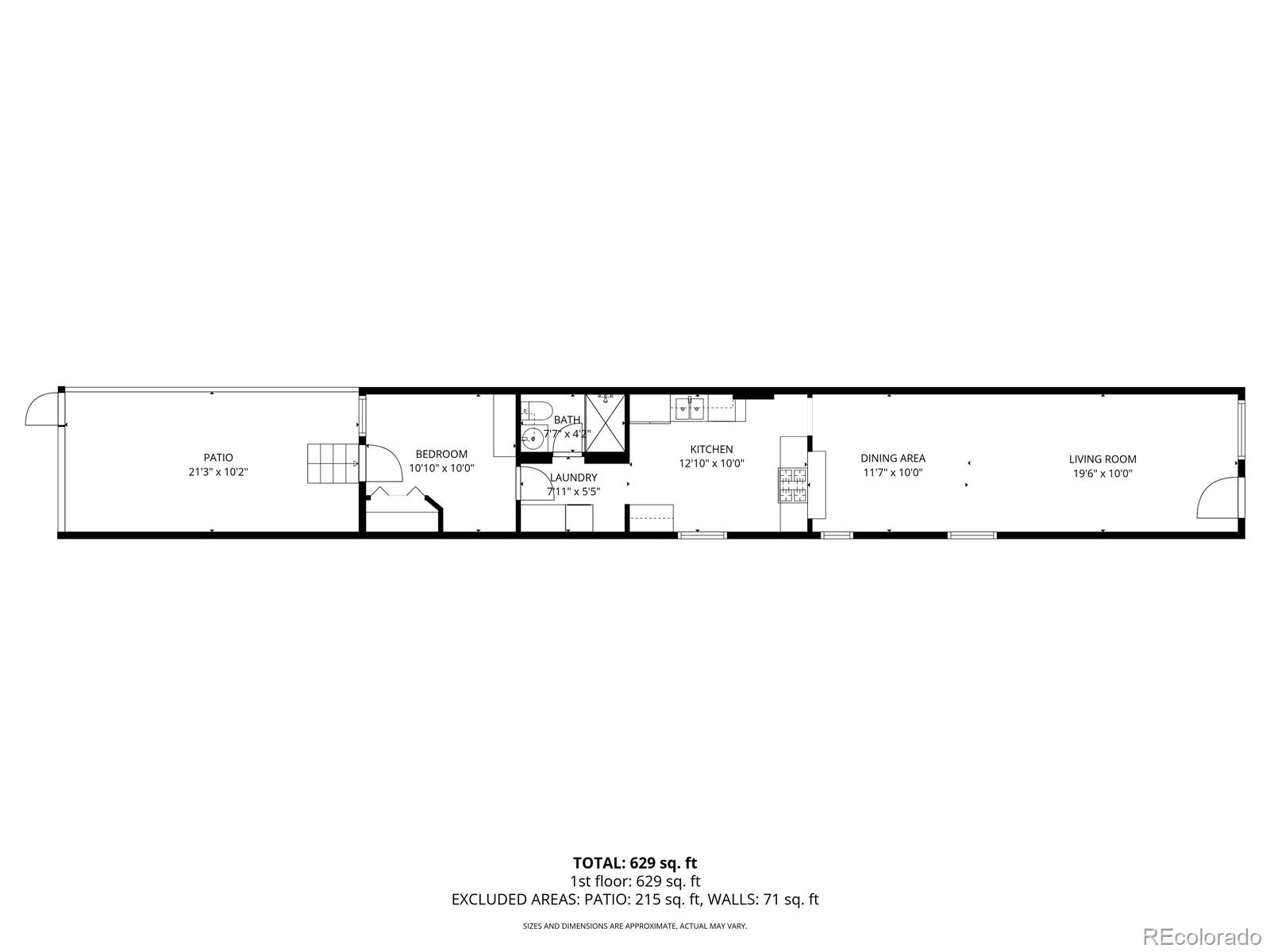 1026 Inca Street Denver, CO 80204 - Photo 27 of 27 a picture of a room with a bench