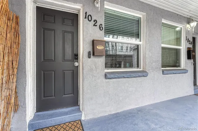a view of a front door of the house