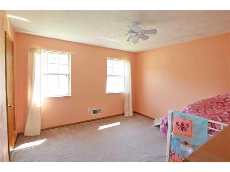 183 Bebout Road Venetia, PA 15367 - Photo 19 of 25 Bedroom. Bedroom 2 with lighted ceiling fan and double closet...