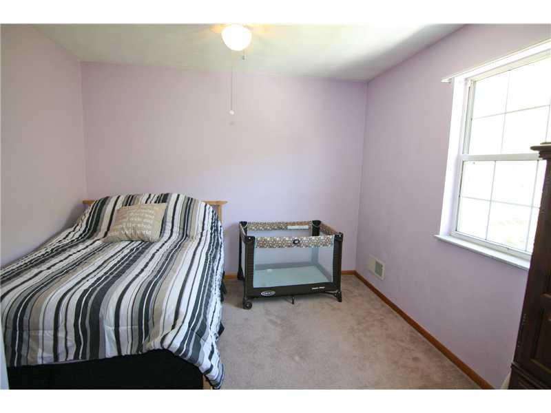 183 Bebout Road Venetia, PA 15367 - Photo 20 of 25 Bedroom. Bedroom 3 with lighted ceiling fan and double closet...