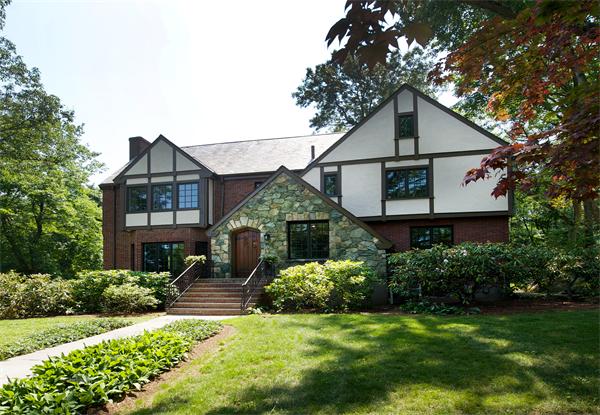 31 Sheffield Road Newton, MA 02460 - Photo 1 of 16 a front view of a house with garden