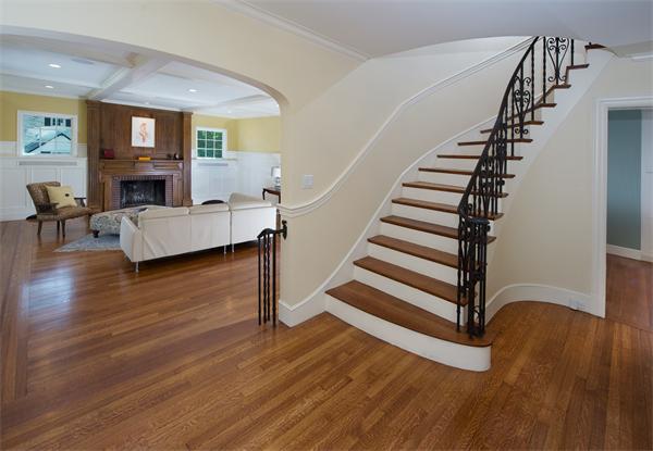 31 Sheffield Road Newton, MA 02460 - Photo 2 of 16 a view of entryway and hall with wooden floor