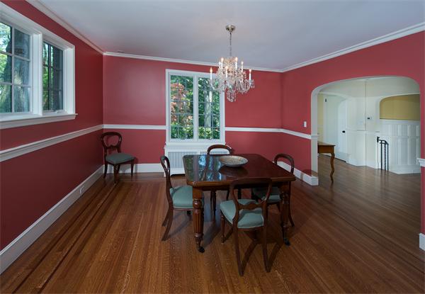 31 Sheffield Road Newton, MA 02460 - Photo 5 of 16 a view of a dining room with furniture window and wooden floor