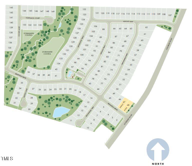 3908 Tritonville Way Raleigh, NC 27616 - Photo 15 of 16 Homesite map