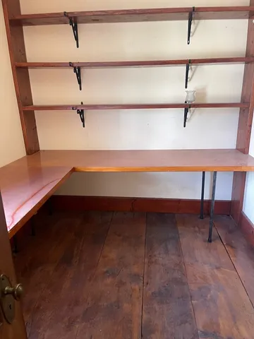 a close view of closet