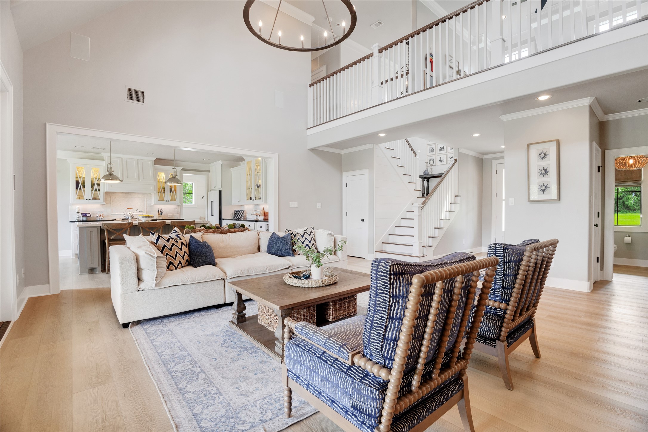 40499 Community Road Magnolia, TX 77354 - Photo 11 of 33 a living room with furniture and wooden floor
