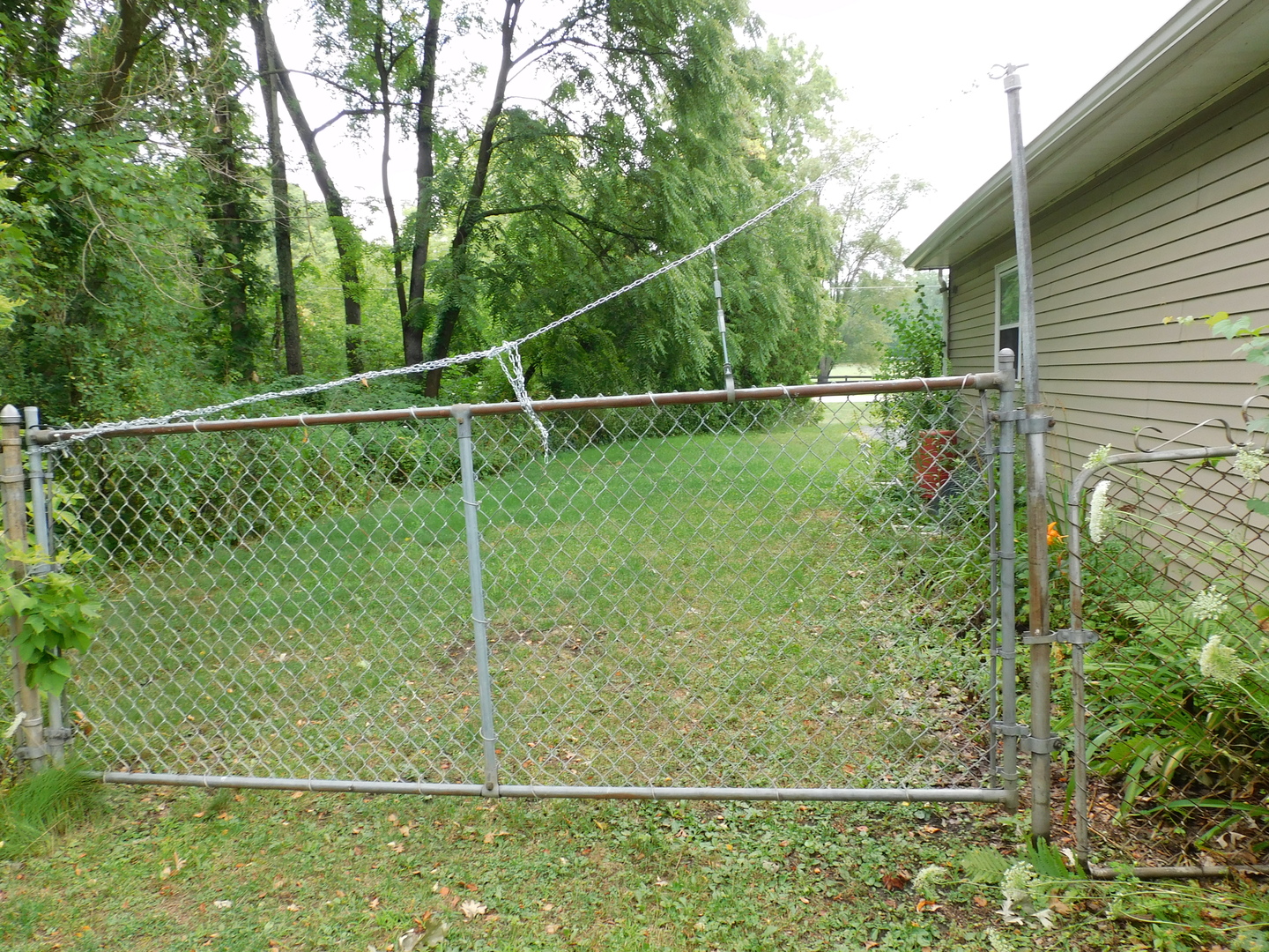 1419 Main Street Spring Grove, IL 60081 - Photo 23 of 27 a backyard of a house with lots of green space and plants