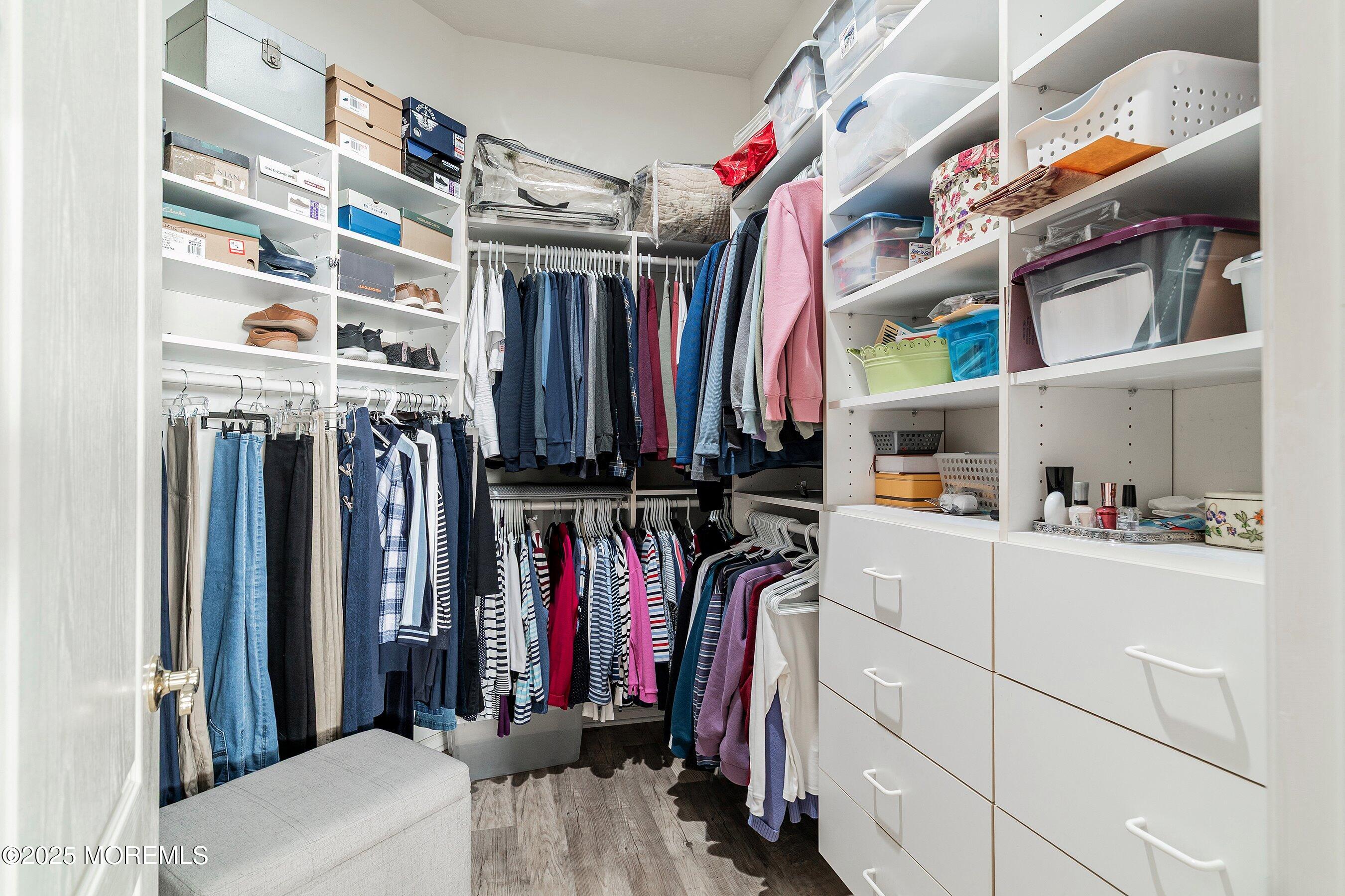 1518 Rabbit Run Manasquan, NJ 08736 - Photo 29 of 54 a view of walk in closet with clothes and shoes