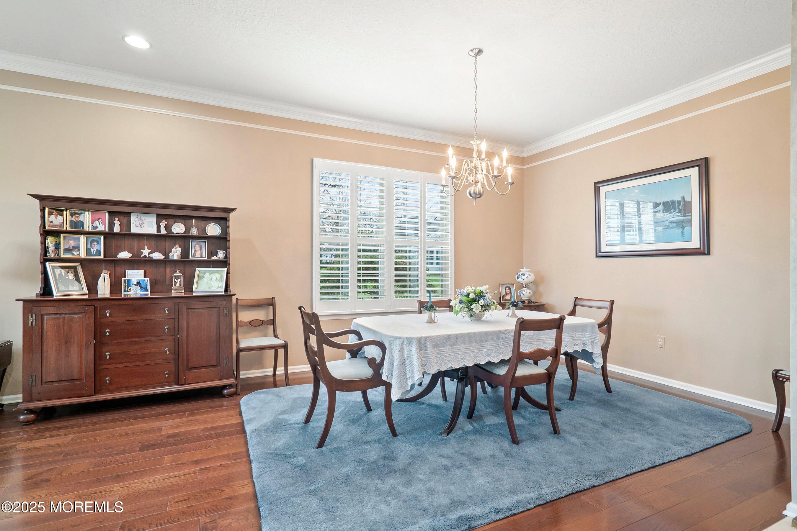 1518 Rabbit Run Manasquan, NJ 08736 - Photo 6 of 54 a view of a dining room with furniture window and wooden floor