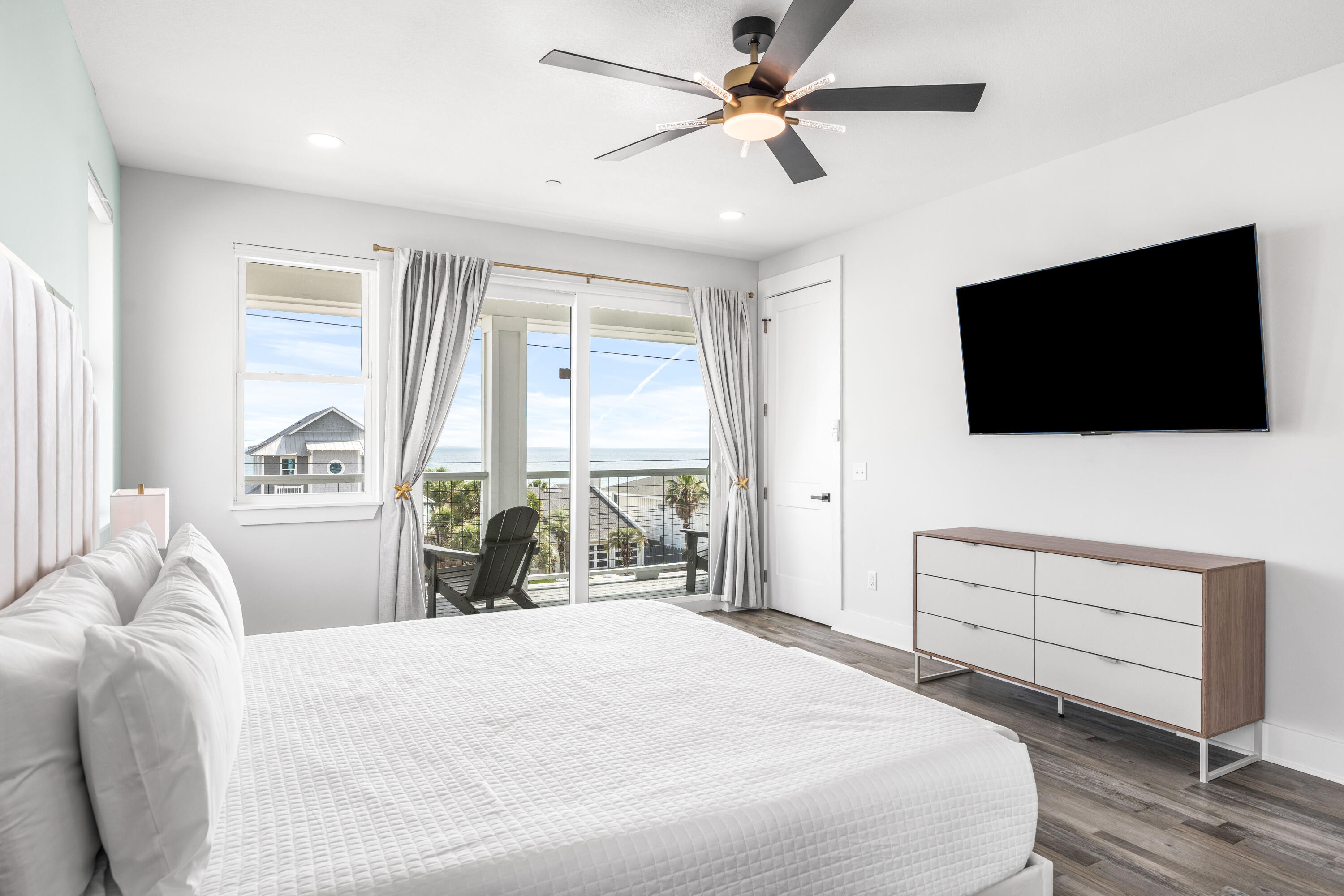 13308 Front Beach Road Panama City Beach, FL 32407 - Photo 36 of 68 3rd Floor Primary Suite w/ Gulf View