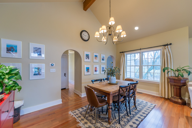 1727 Riverside Avenue St. Charles, IL 60174 - Photo 17 of 50 a view of a dining room with furniture window and wooden floor