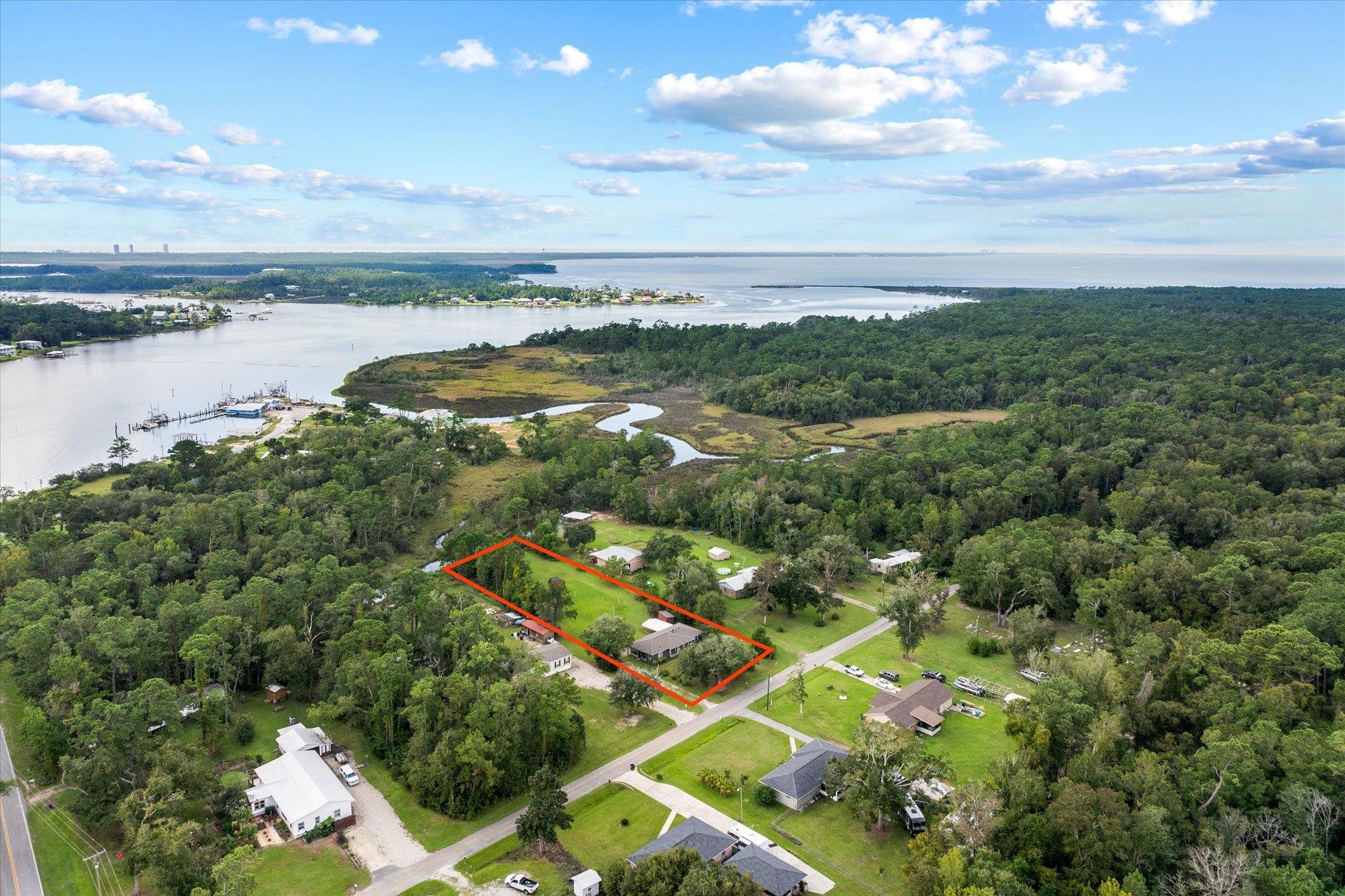 16808 Witt Road Bon Secour, AL 36511 - Photo 29 of 31 Aerial View