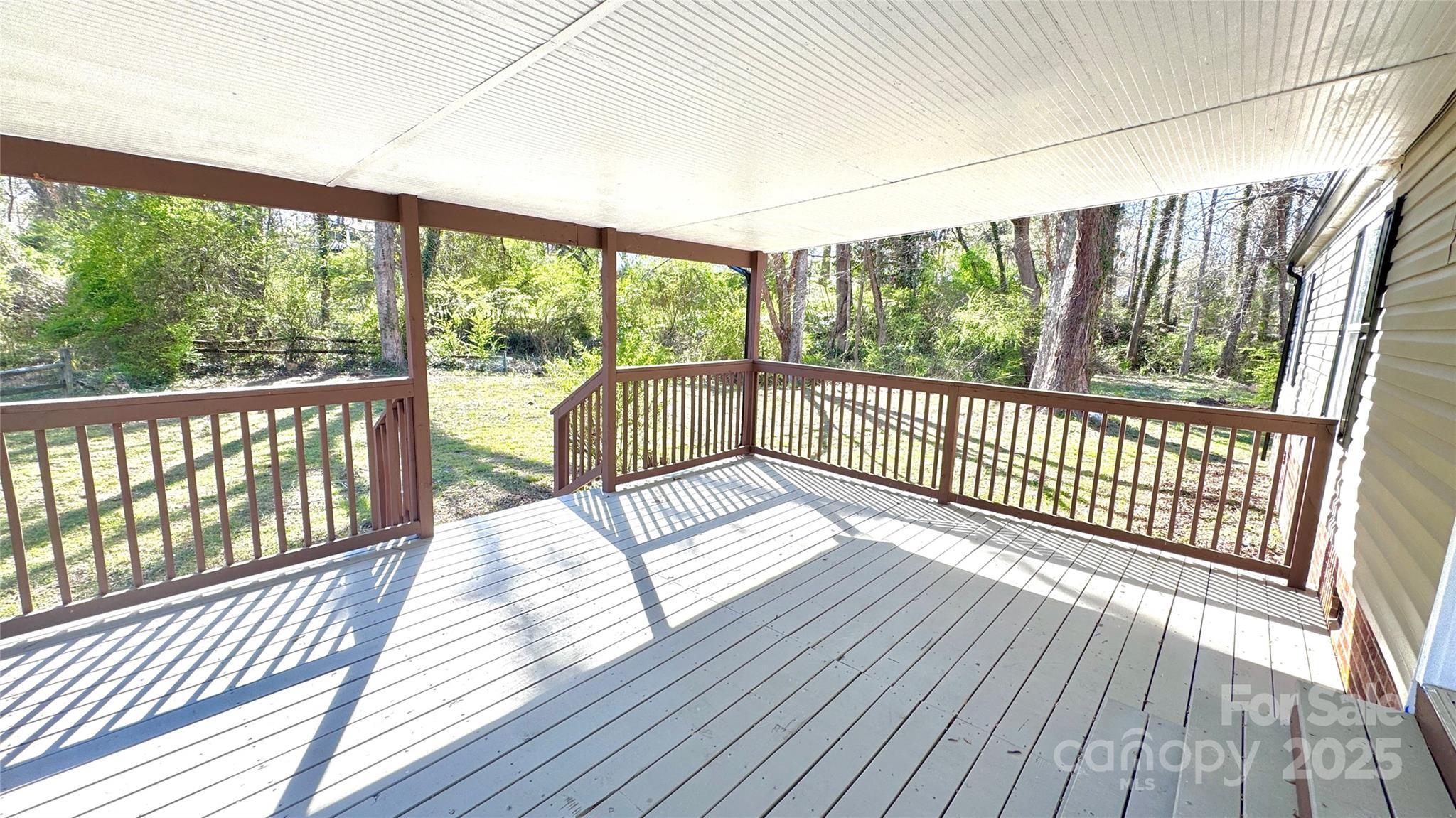 134 Watterson Road Grover, NC 28073 - Photo 9 of 19 a view of balcony with wooden floor