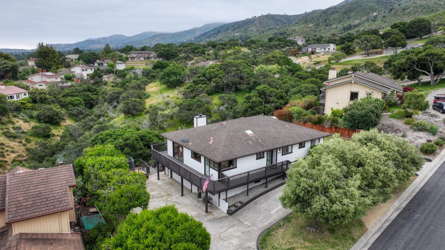 22607 Black Mountain Road Salinas, CA 93908 - Photo 6 of 36 an aerial view of a house with a garden
