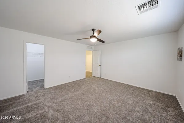 a backyard of a house