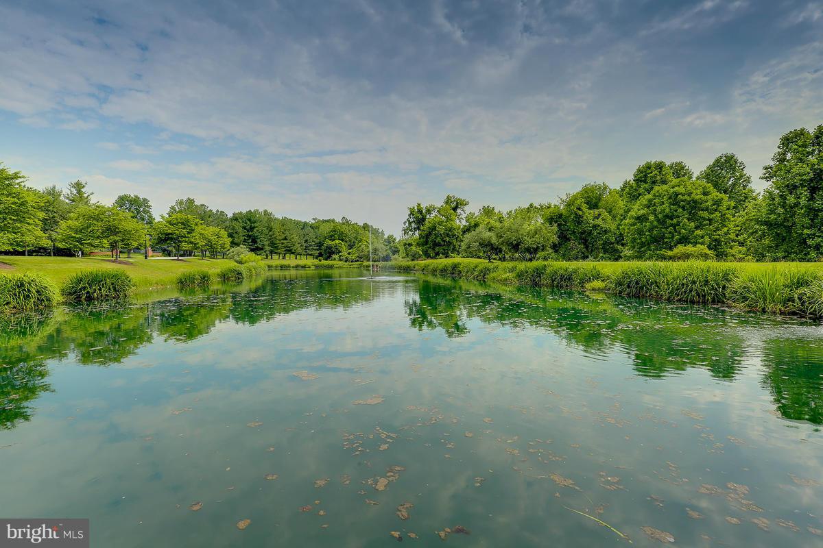2331 Old Court Road, Unit 400 Baltimore, MD 21208 - Photo 11 of 27 a view of a lake with houses in the back