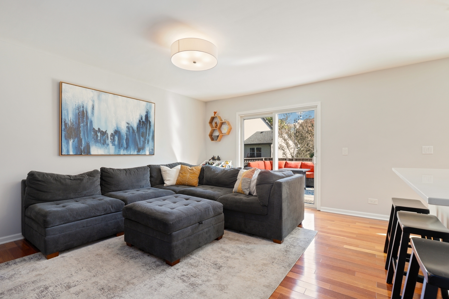 350 Pearson Circle Naperville, IL 60563 - Photo 11 of 32 a living room with furniture and a large window