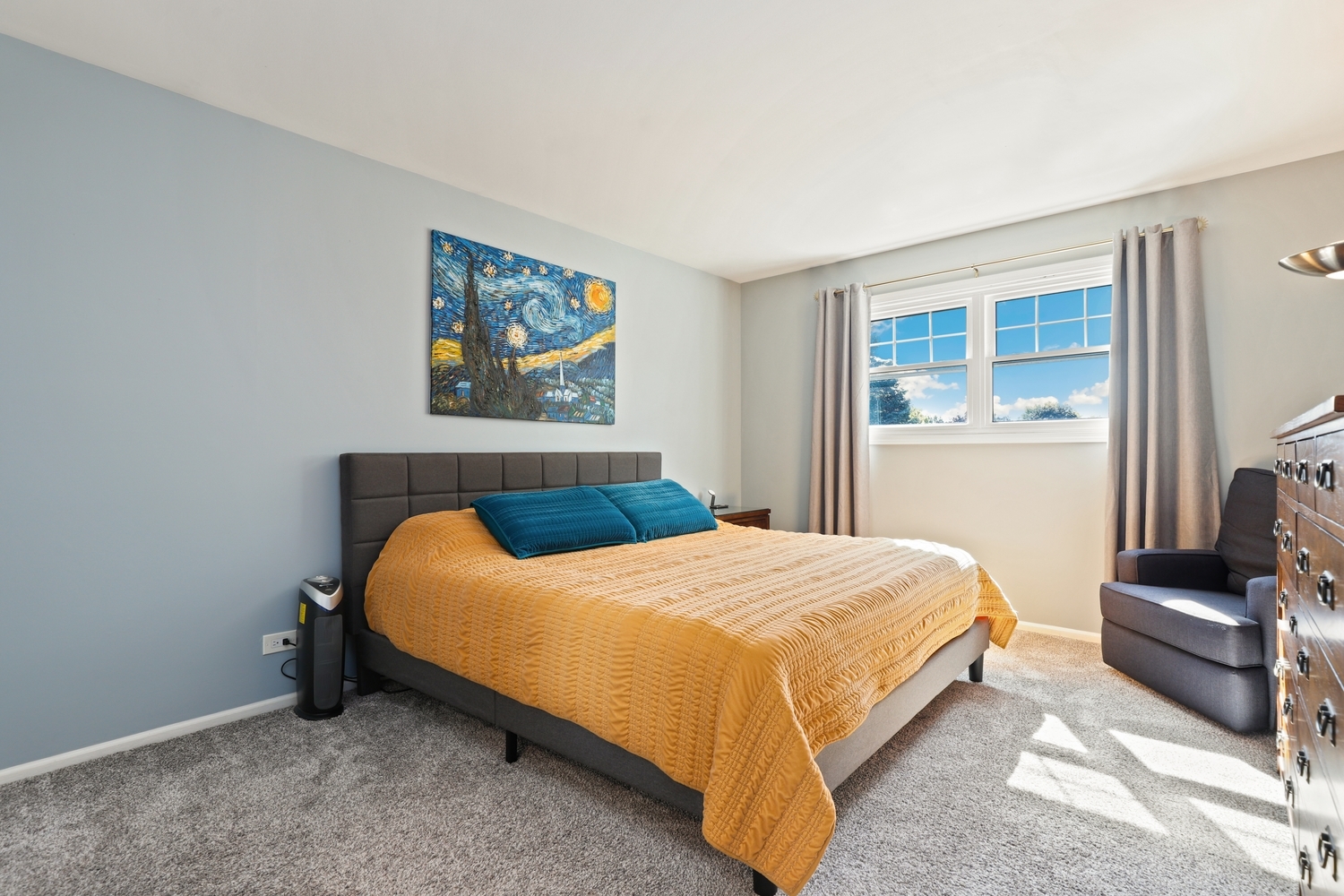 350 Pearson Circle Naperville, IL 60563 - Photo 15 of 32 a bedroom with a bed and a large window