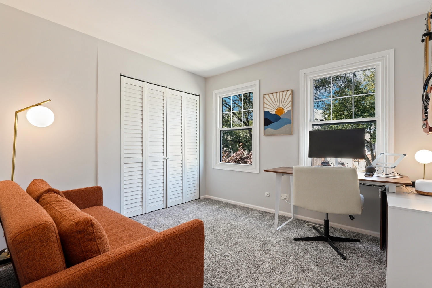 350 Pearson Circle Naperville, IL 60563 - Photo 19 of 32 a view of a livingroom with workspace and a window