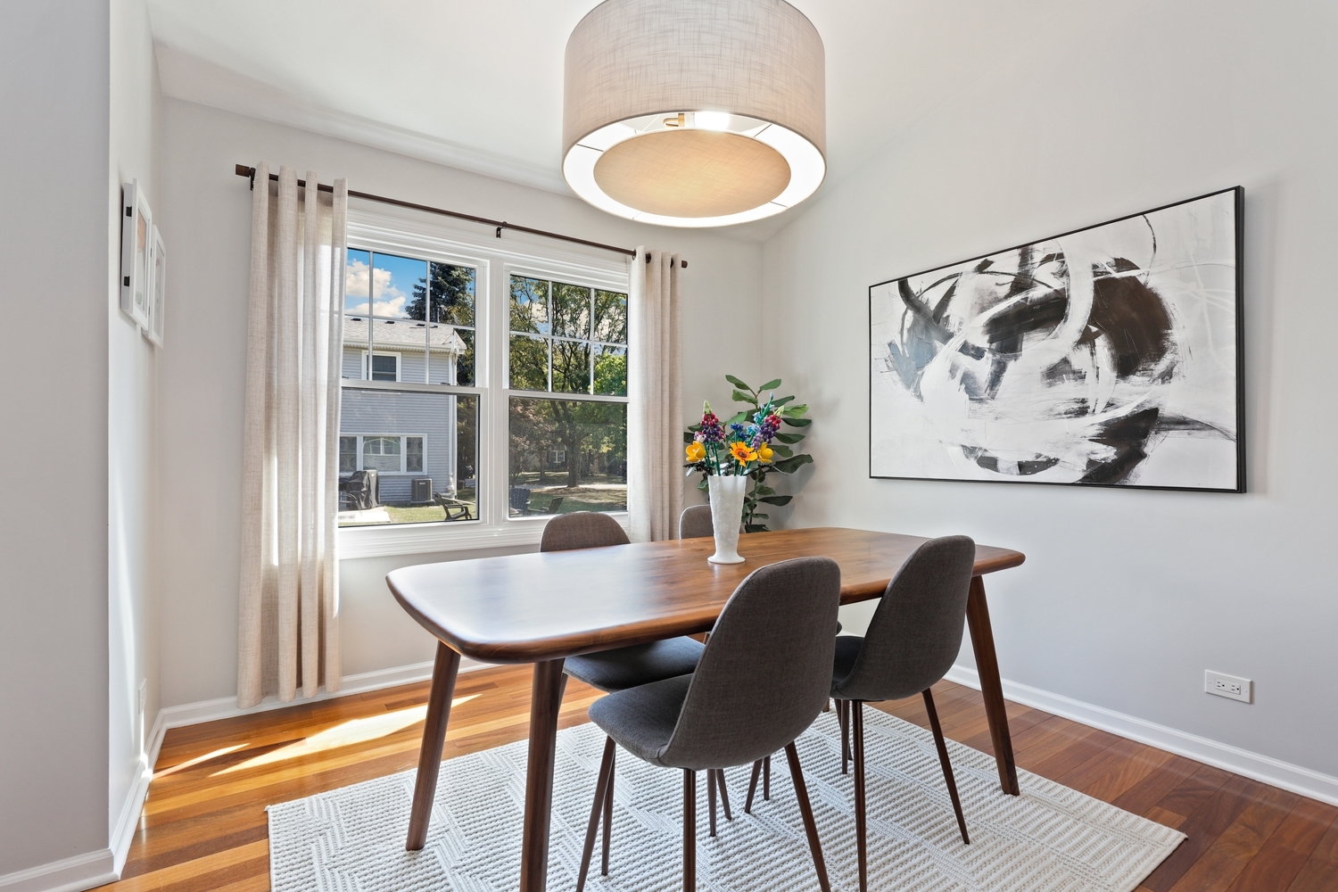 350 Pearson Circle Naperville, IL 60563 - Photo 5 of 32 a view of a dining room with furniture and window