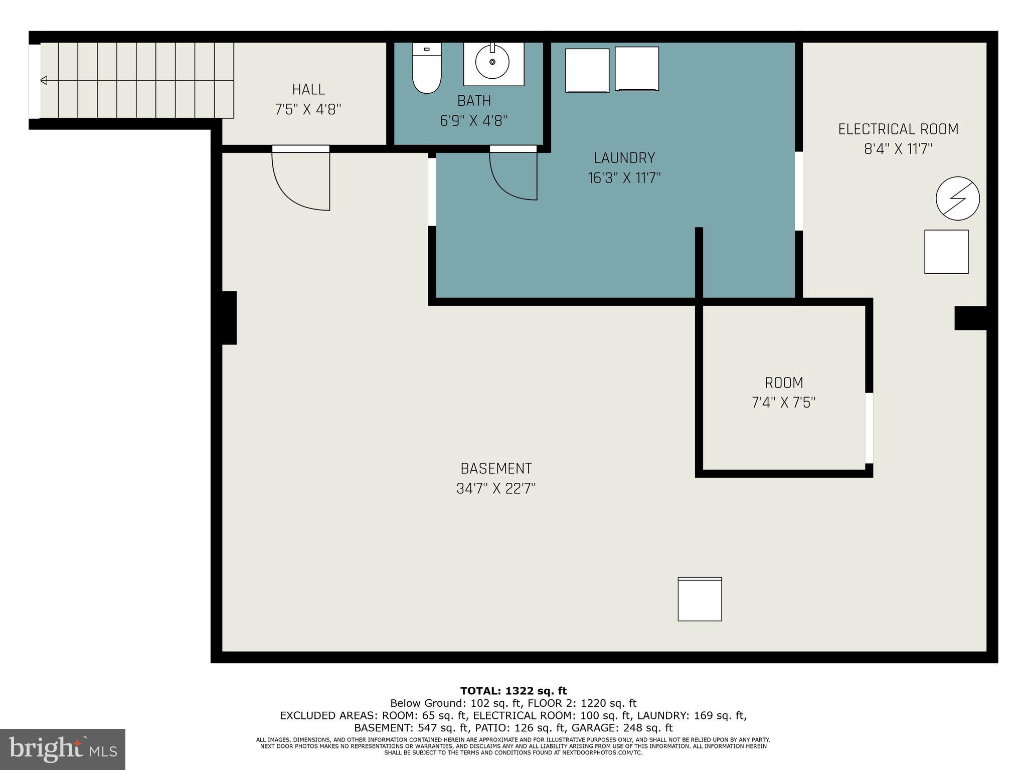 600 Burgundy Road Harrisburg, PA 17112 - Photo 28 of 28 Basement floorplan