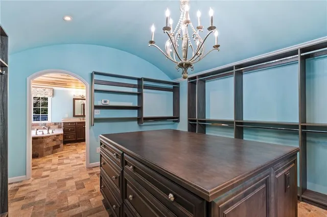 a view of a room with storage and utility