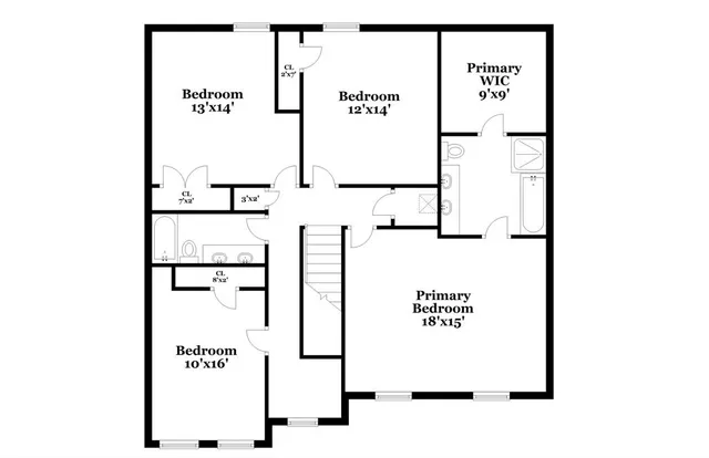 a picture of a park with an bench