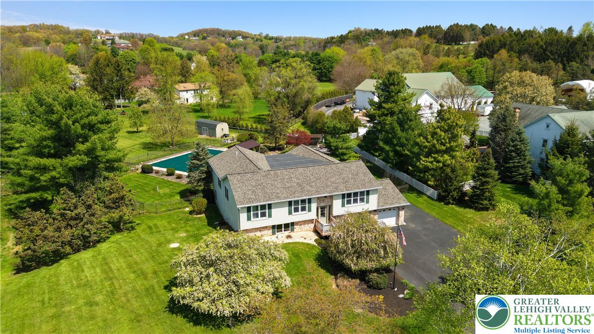 4263 Park Avenue Slatington, PA 18080 - Photo 1 of 54 an aerial view of a house with a garden