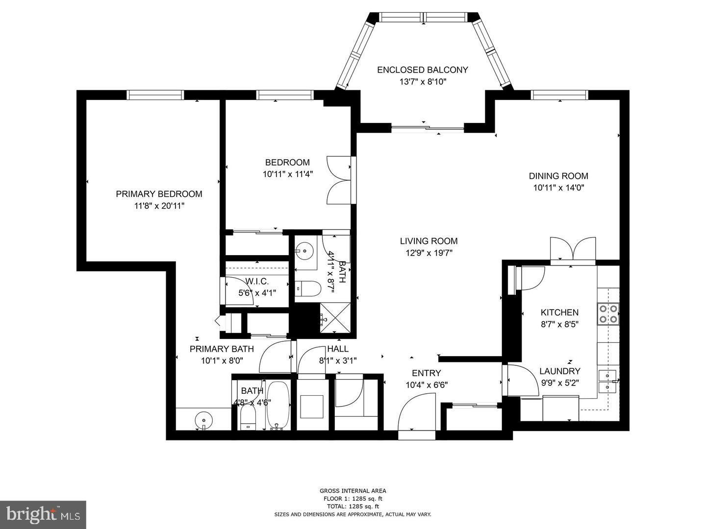5902 Mt Eagle Drive, Unit 316 Alexandria, VA 22303 - Photo 3 of 46 Note two bedroom suites! (unit is flipped)