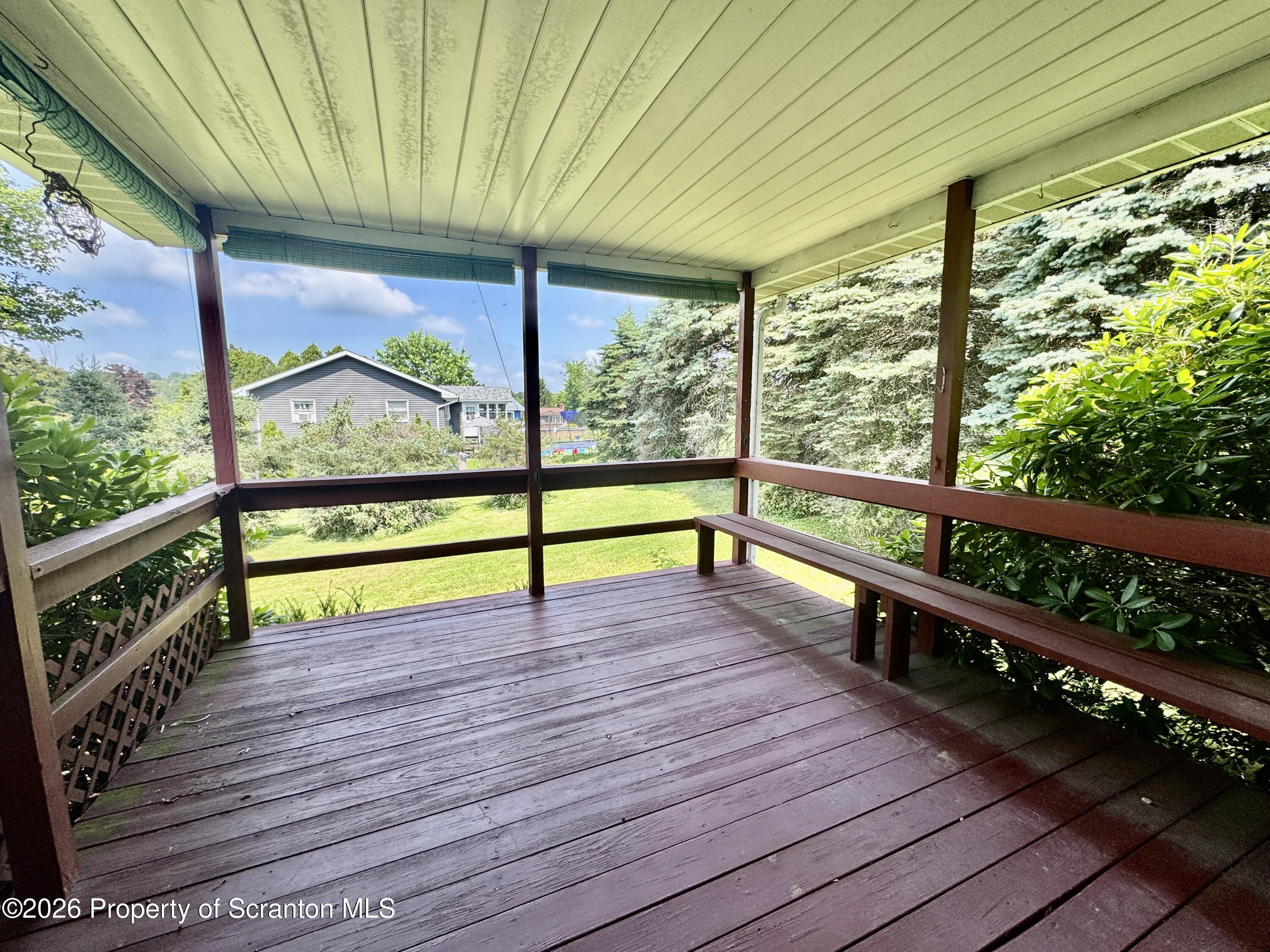 201 Appletree Clarks Summit, PA 18411 - Photo 12 of 26 Covered deck