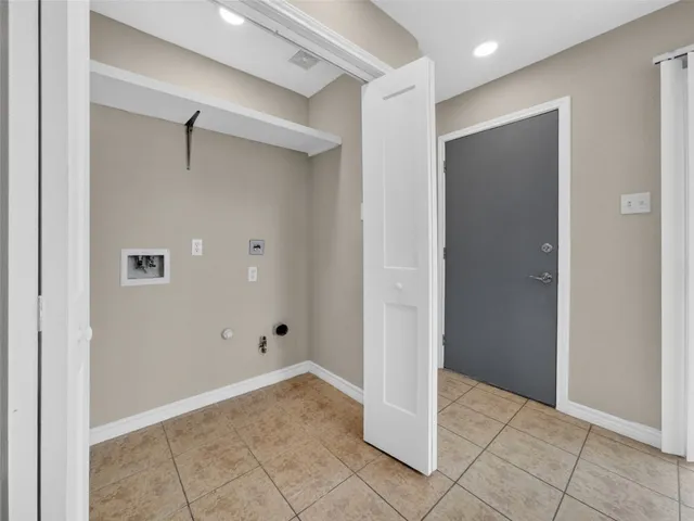 a view of an empty room