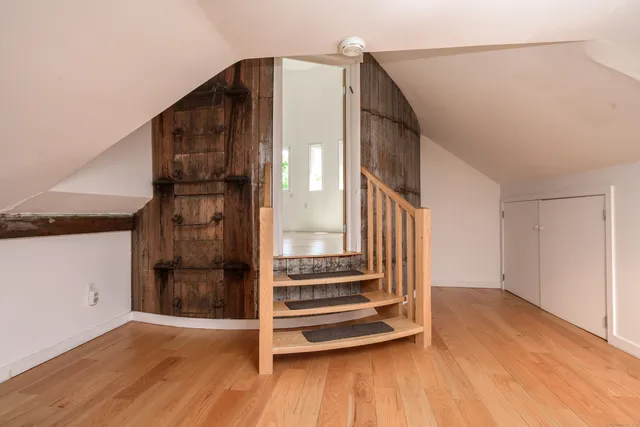 a view of front door of house