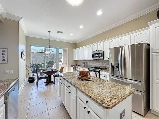 a living room with a couch and a table