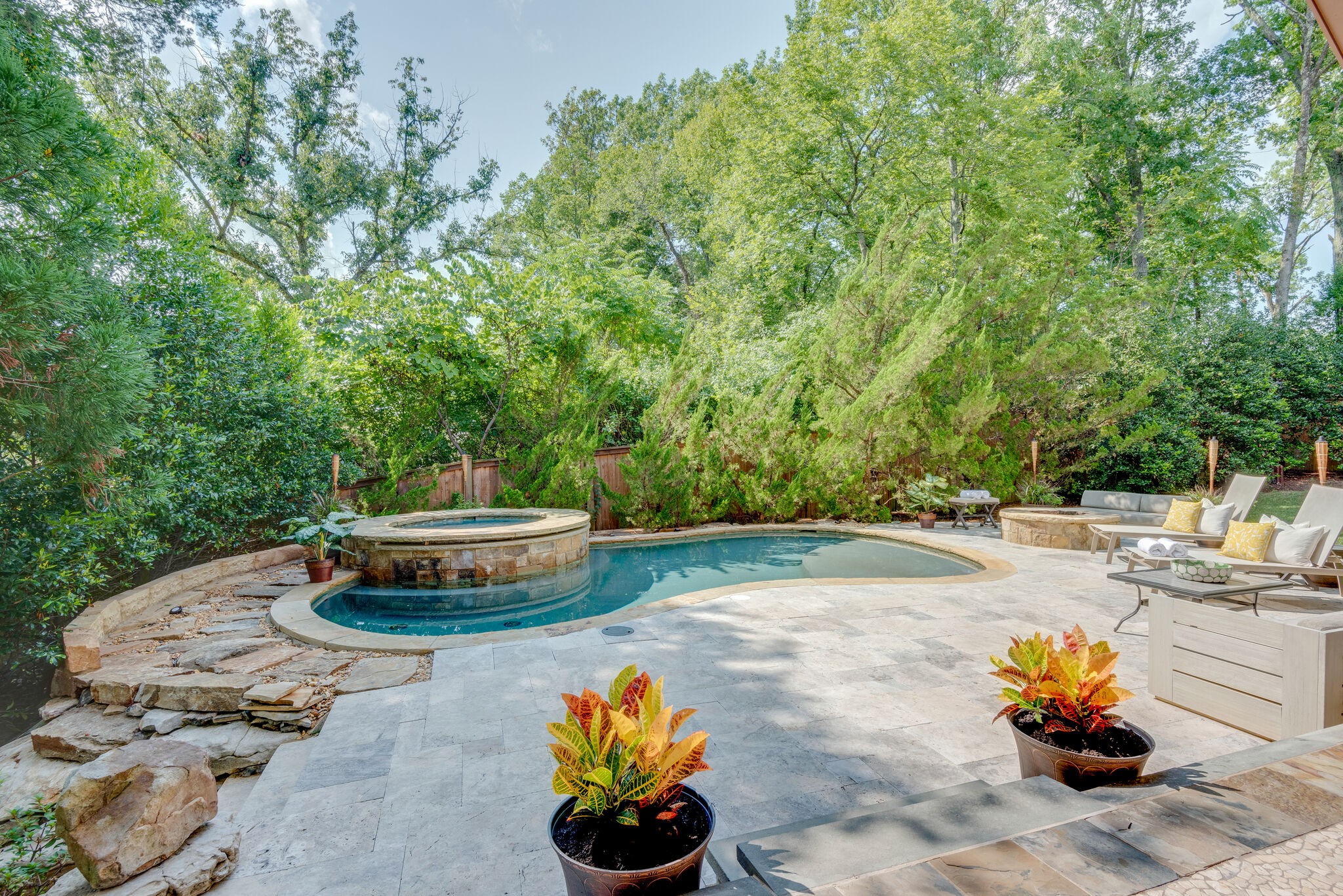 4315 Sneed Road Nashville, TN 37215 - Photo 43 of 50 a view of a backyard with back yard
