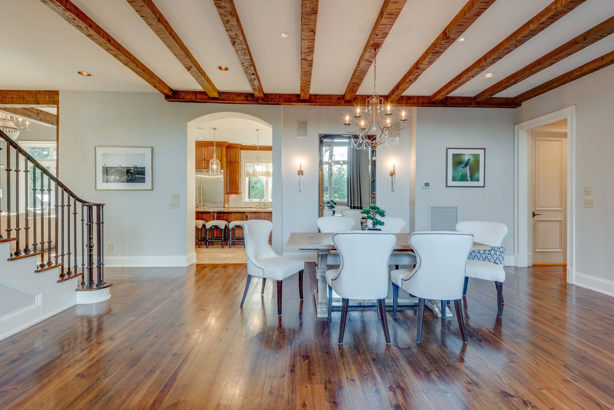 4315 Sneed Road Nashville, TN 37215 - Photo 9 of 50 a view of a dining room with furniture and wooden floor