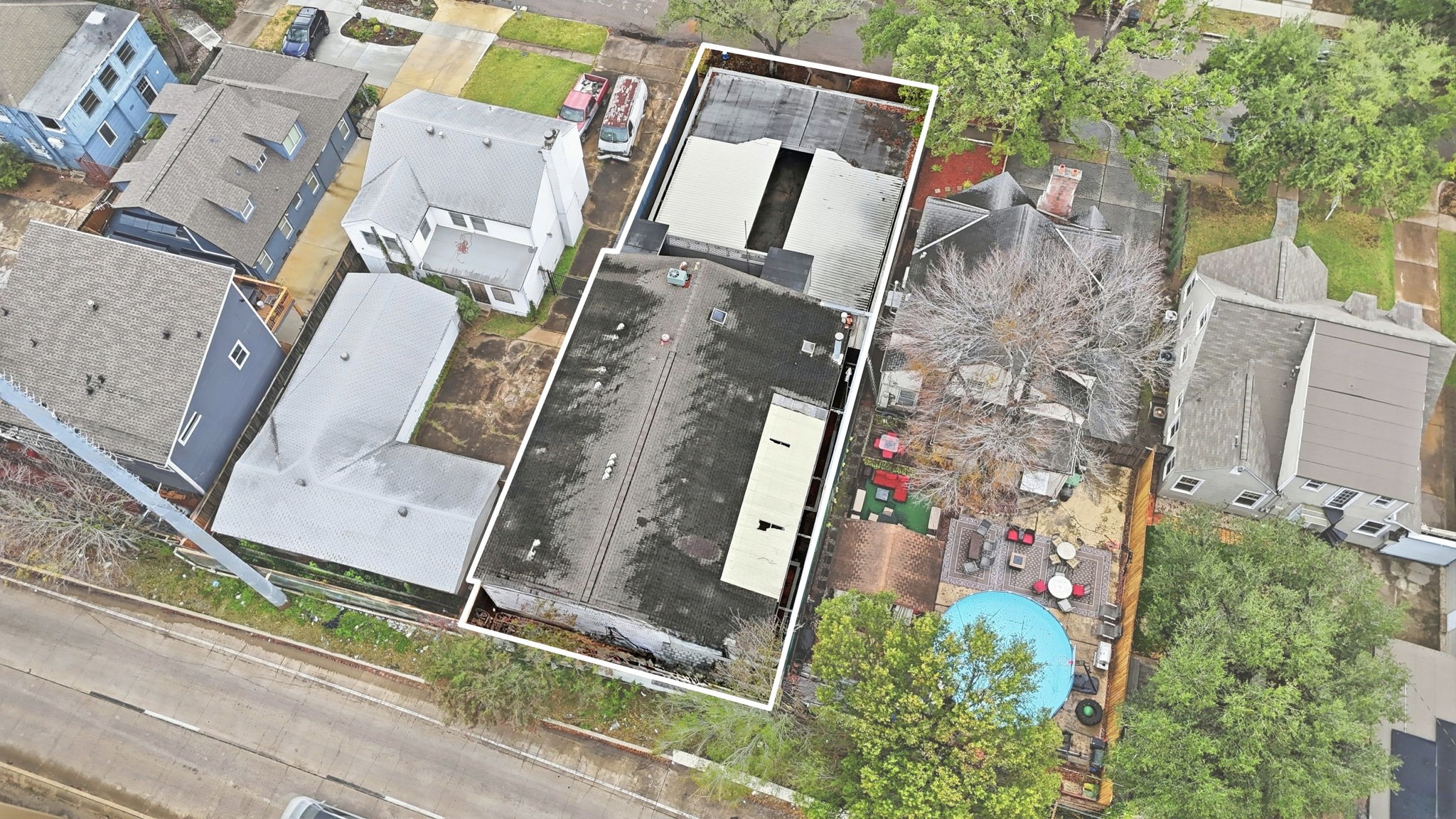 1941 Lexington Street, Unit 6 Houston, TX 77098 - Photo 49 of 50 Aerial Image.