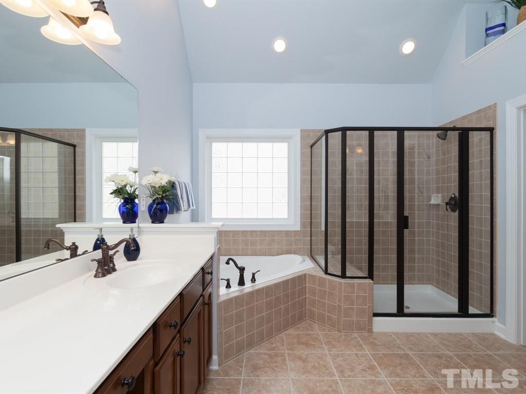 5968 Jones Farm Road Wake Forest, NC 27587 - Photo 15 of 25 Tile shower and floor.