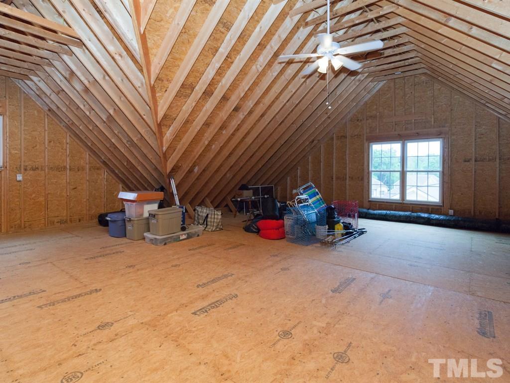 5968 Jones Farm Road Wake Forest, NC 27587 - Photo 22 of 25 Huge walk up 3rd floor attic space, could easily be finished for additional sqft