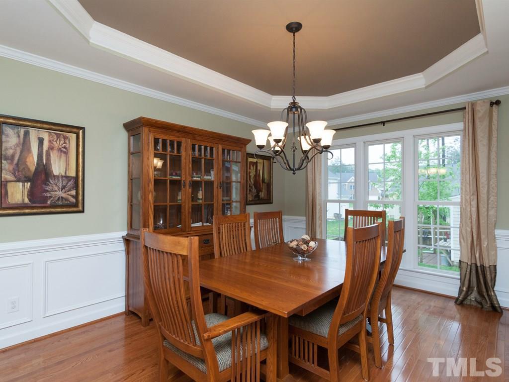 5968 Jones Farm Road Wake Forest, NC 27587 - Photo 7 of 25 Spacious dining room with tray ceiling