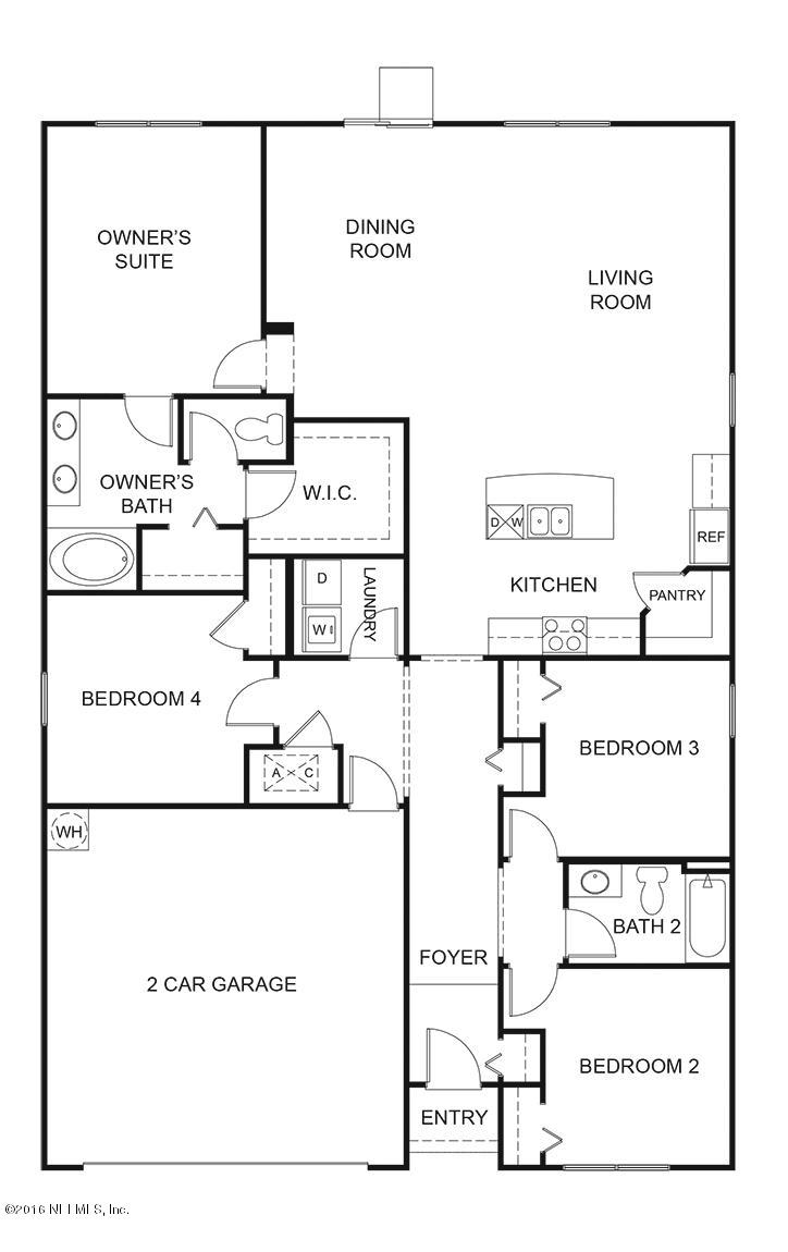45239 Ingleham Circle Callahan, FL 32011 - Photo 10 of 10 1862Cali_Floorplan_Web