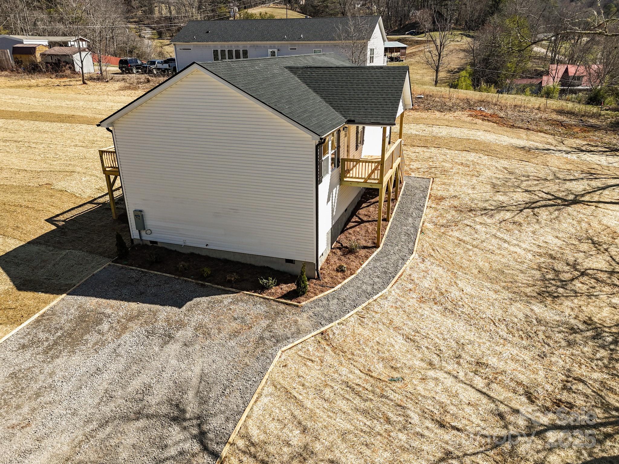 731 Abel Road Canton, NC 28716 - Photo 44 of 46 a view of a backyard of the house