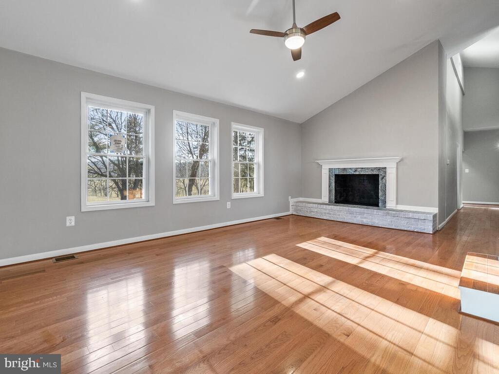 10708 Old Annapolis Road Frederick, MD 21701 - Photo 10 of 28 Family Room with Fireplace & Mantel