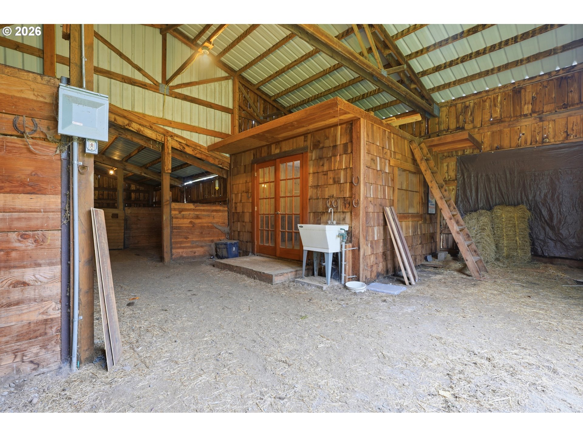 29870 South Dhooghe Road Colton, OR 97017 - Photo 43 of 48 a view of a room with wooden walls